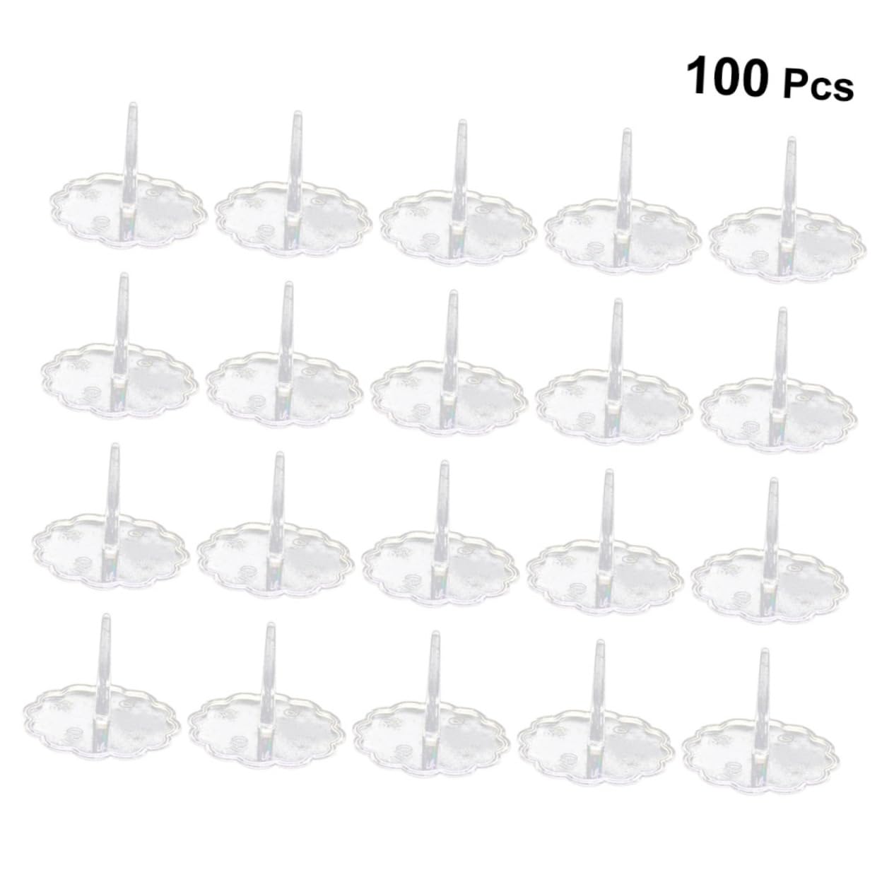 Cabilock 100pcs Cake Decoration Tools Tray Decor Cake Ornament Tray Cake Insert Base Cake Decor Display