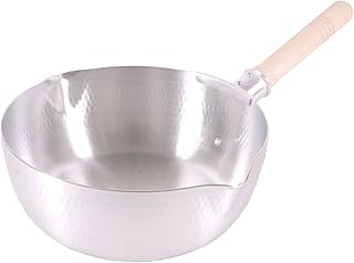 ナカオ アルミ打出 雪平鍋(目盛付)24cm 両口