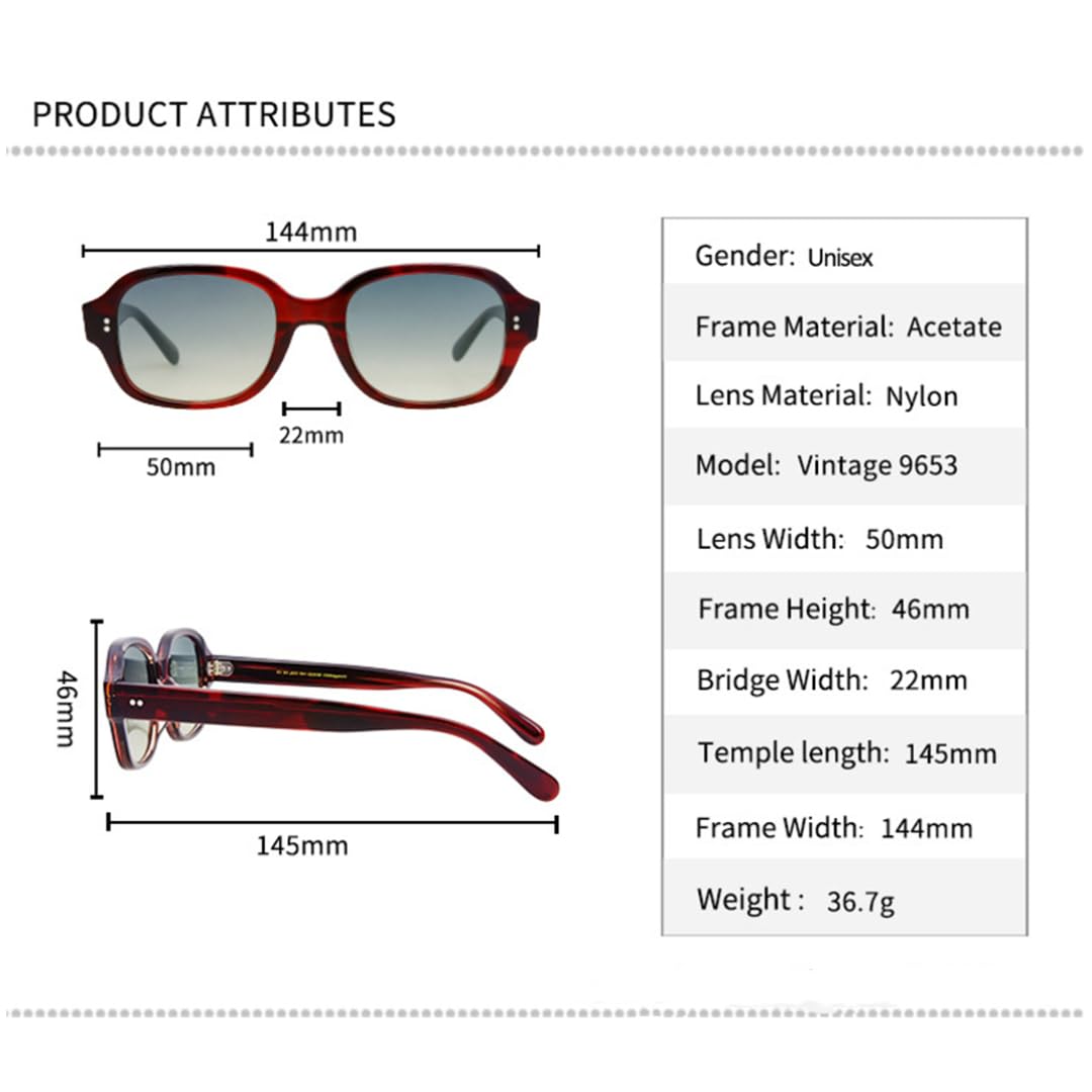Lunettes de soleil épaisses et tendance pour hommes et femmes, protection UV rétro dégradée