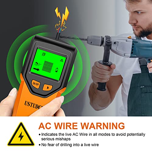 Stud Finder - 5 In 1 Electronic Stud Finder Wall Scanner, Stud Sensor With Digital Lcd Display & Smart Chip, Beam Finders Wall Detector For Wood Ac Wire Metal Studs Joist Pipe #TOP4