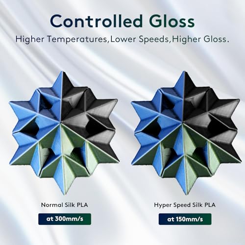 Image of ERYONE Silk Filament PLA+ 1.75mm Shiny 3D Printer Filament, Multicolor PLA 3 in 1, 1kg (2.2LBS) /Spool, HS Silk Tri Color Dark Green & Midnight Blue & Black