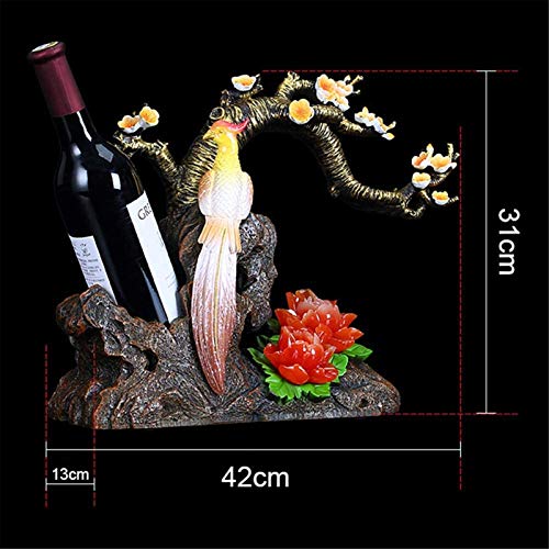 Soporte para botellas de vino con diseño en resina miniatura 2