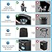 2025 Upgraded XL Portable Toilet for Adults, Large Camping Toilet with Lid and Carry Bag, Tall portable potty for Camping, Hiking, Beach, Car Travel, Truck, RV, Road Trips