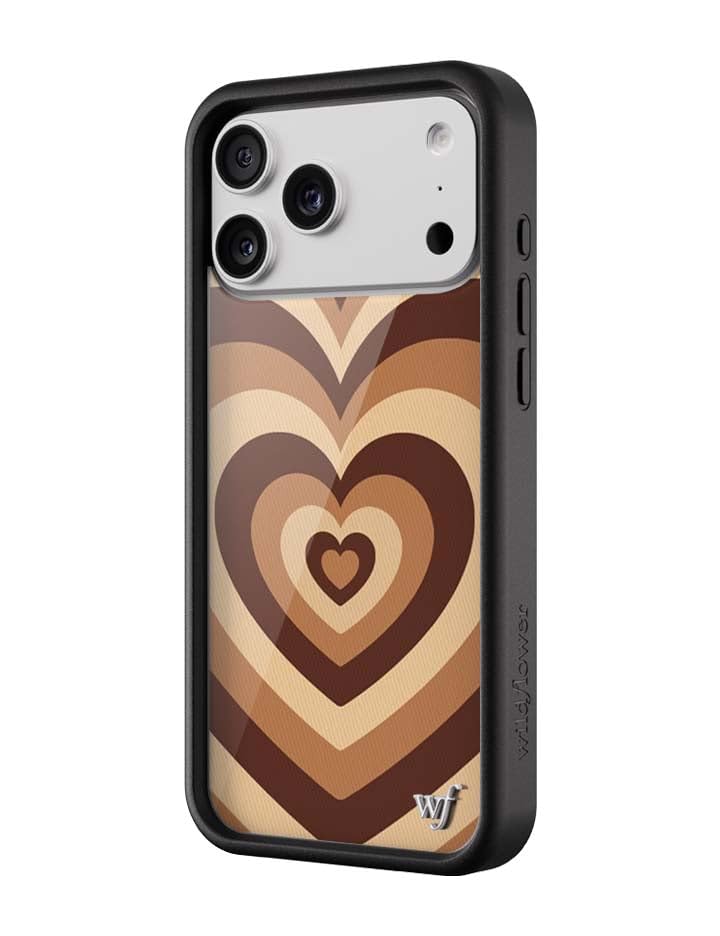 Image of Wildflower Cases - iPhone 17 Pro Max Compatible - Latte Love Mocha