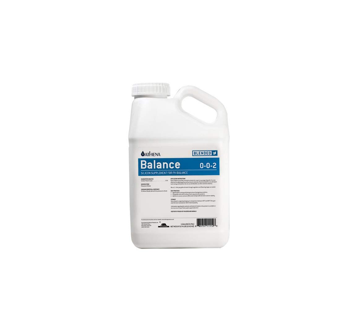 Athena Blended hydroponic nutrients, Grow, Bloom, PK, Cleanse, CaMg, Stack, Balance (Blended Balance 1 Gallon)