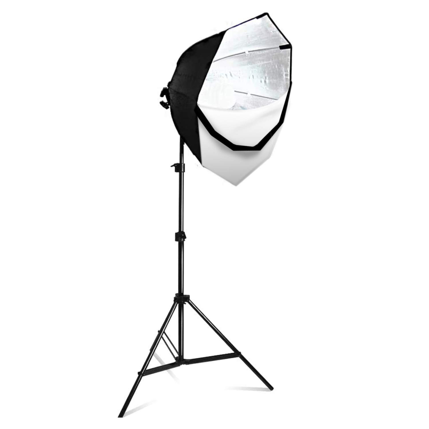 LimoStudio [1Pack] Photography Studio Continuous 26" Octagonal Soft Box Lighting Light Kit with Photo E26, E27 CFL 105W 6500K Bulb and Light Stand for Photo Studio and Photo/Video Shooting, AGG702