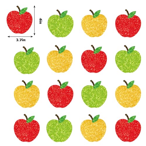16 Imánes Decorativos de Manzana Rojo Amarillo Verde miniatura 2