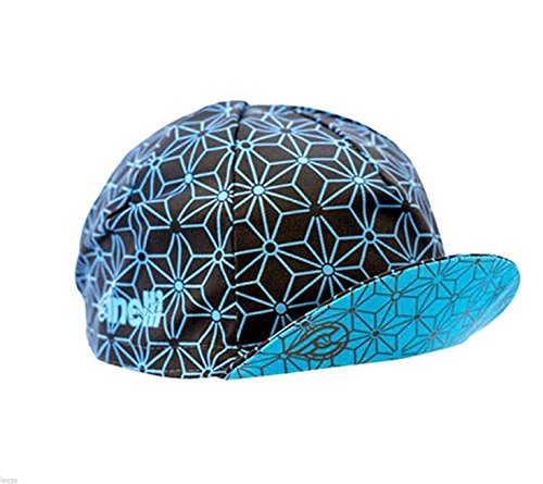 Cinelli Fahrradkappe 'Blue Ice' aus Baumwolle, italienisches Design, Fixie...