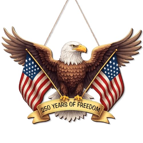 250 Anniversary 4th of July Door Sign America...