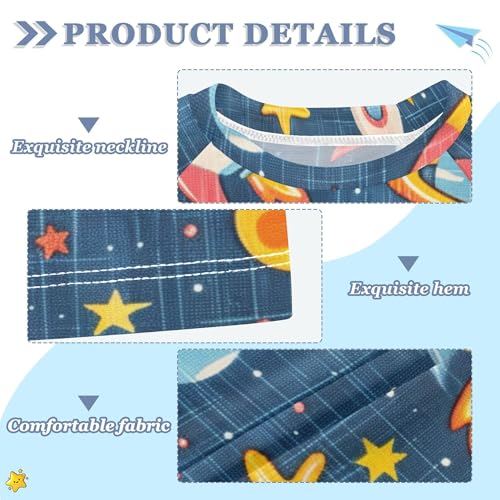 Rockets Deep Blue Girls Bathing Suit UV Protection Football Shirt Swimwear Beach Tops 3T3