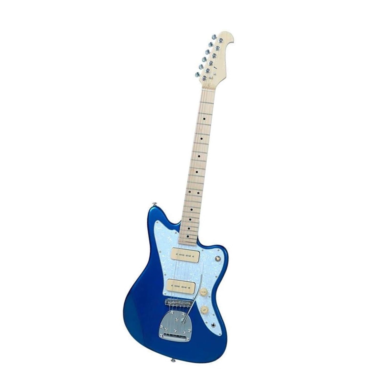 Gitary Elektryczne Pełnowymiarowe Gitara Elektryczna Niekonwencjonalna Dla Praworęcznych 6 Strun Mostek Tremolo