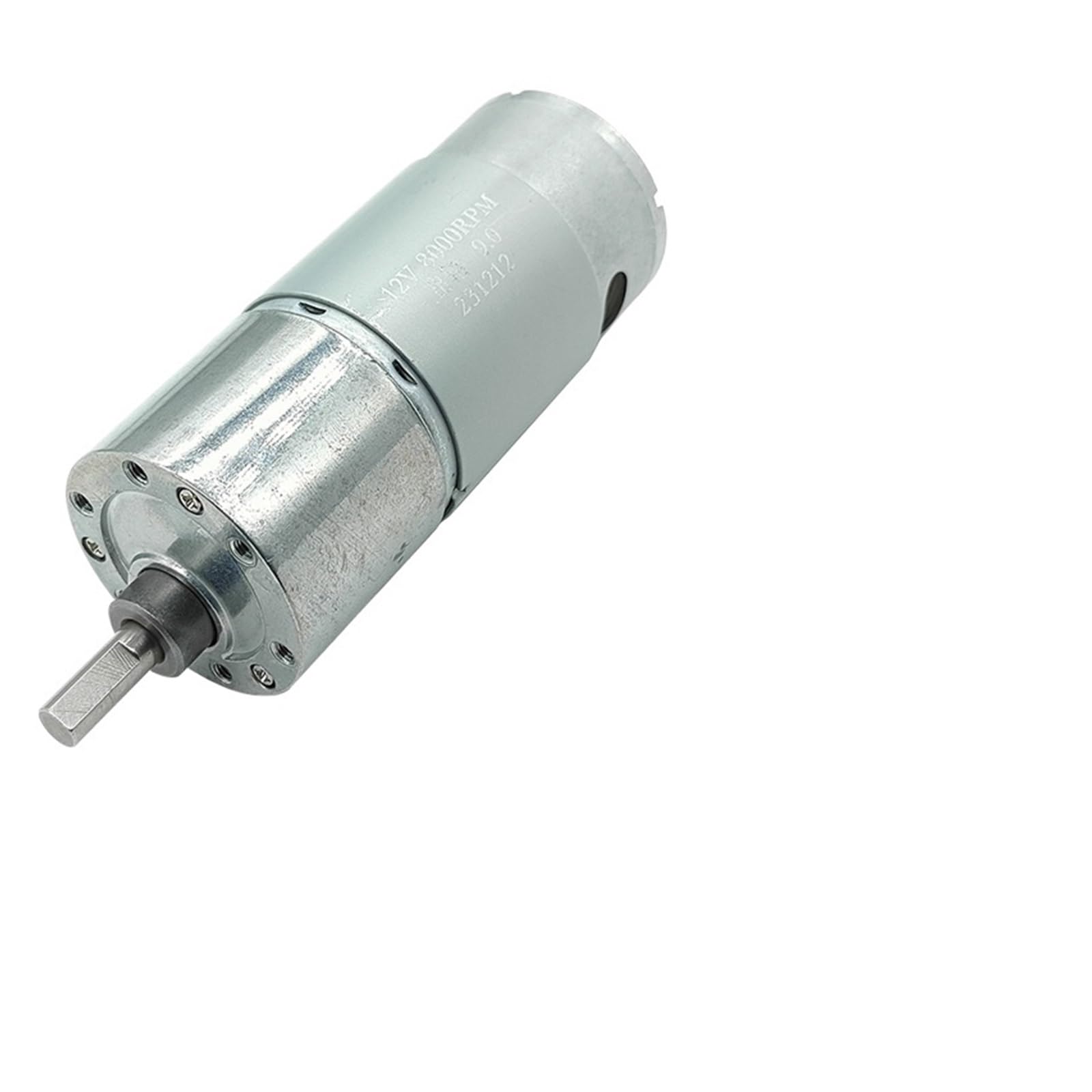 Motore CC 12V24V 555 9RPM~1280RPM 37GB-555 Motoriduttore a bassa velocità regolabile ad alta coppia a spazzole da 37 mm(24V 9RPM,Package C)