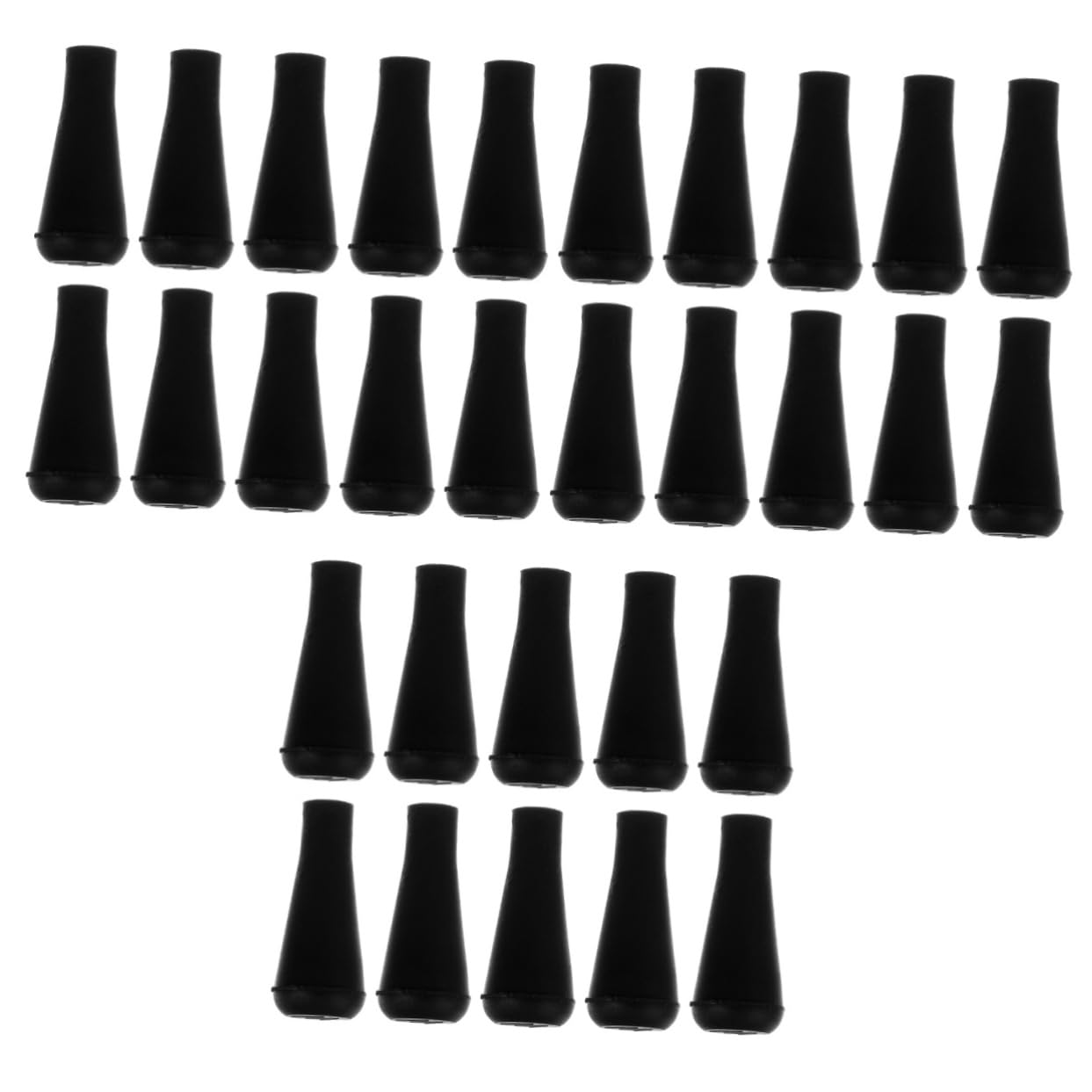 VANZACK 30pcs Safety Rubber Arrowhead Tips for Archery Practice Flexible Design for Shooting for Beginners and Archery Games