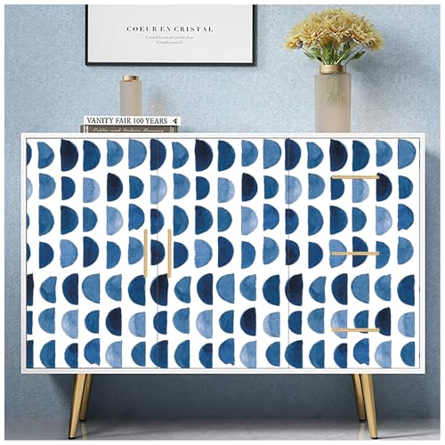 FENTIS Selbstklebende Tapete Vinyl Klebefolie Tapeten Möbelfolie Selbstklebend Wandsticker für Deko Küche Wohnzimmer Badezimmer Schlafzimmer...