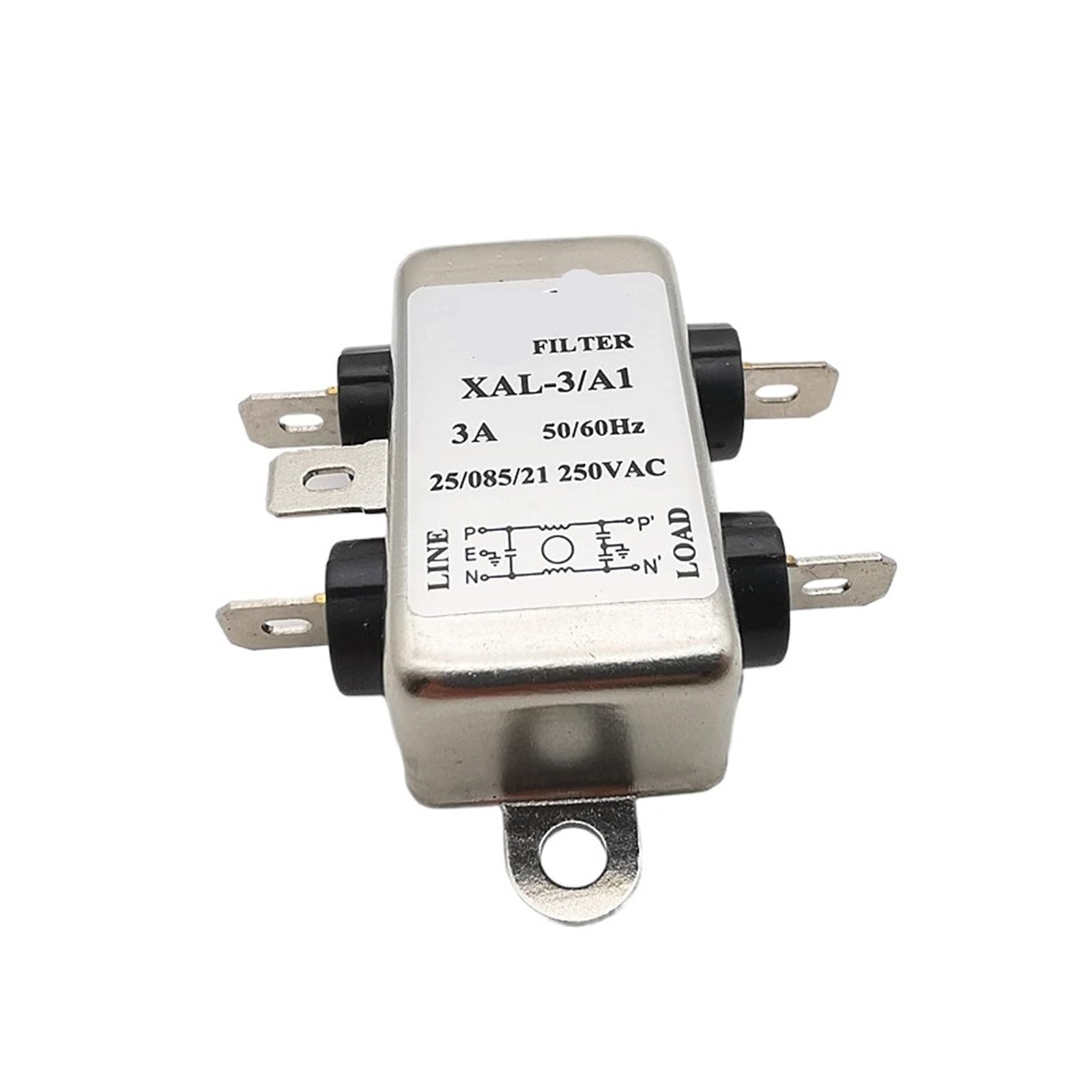 ETPBRIMSF Anti-interference power filter XAL-10-A1 10A 6A 3A purifier(XAL-3-A1 3A)