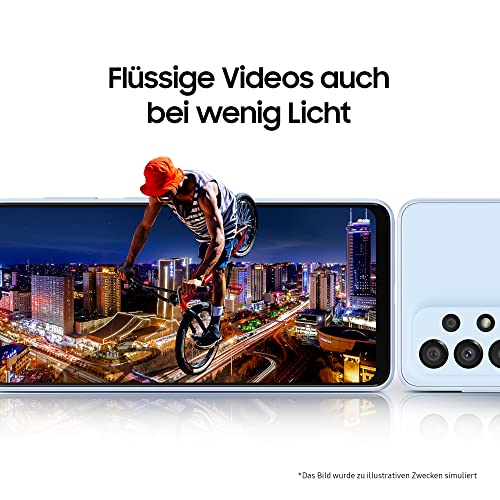 Samsung Galaxy A33 5G Smartphone Dual-SIM Android Smartphone Handy 6 GB RAM 128GB Speicher Awesome Black + 30 Monate Garantie – Ansicht 6