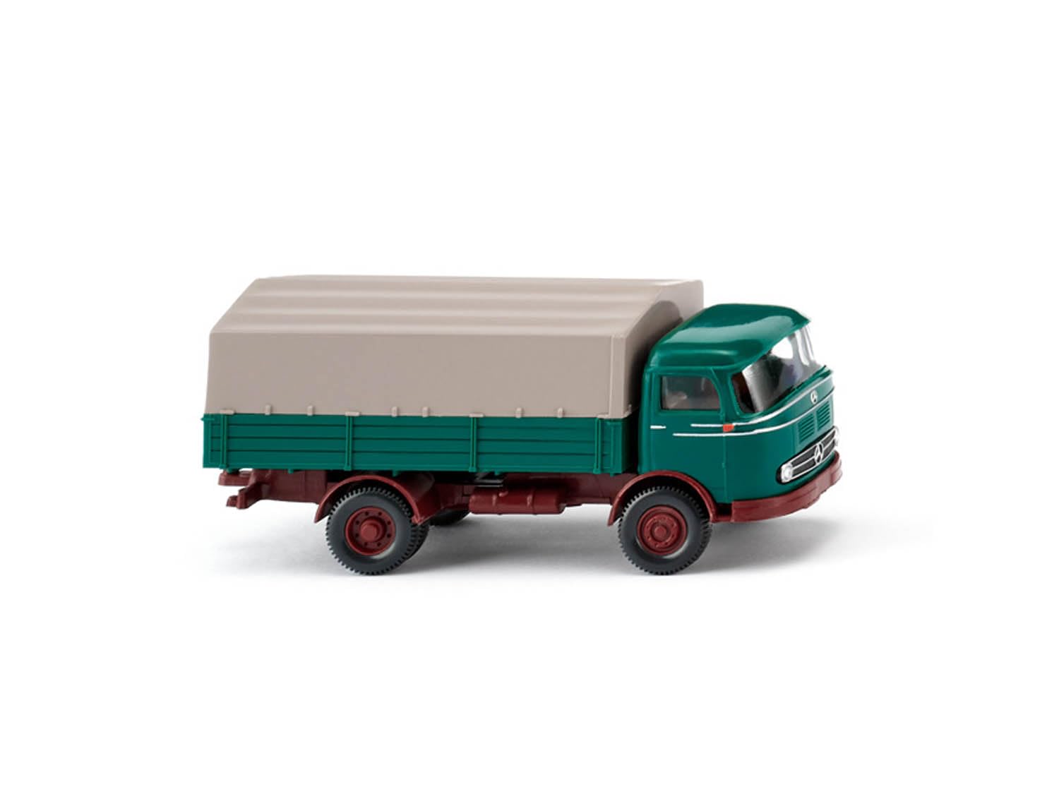 Wiking MB LP 321 Flatbed Lorry Opal Green 1957-69 WK043403 HO Gauge