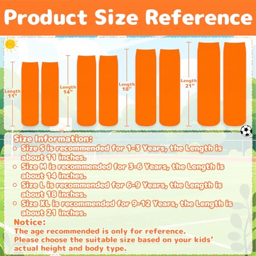 Image of Olreco Toddler Soccer Socks Kids Baseball Socks Youth Softball Sock for Girls Boys Football Sock Boys Athletic Accessories
