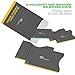 Aerb RFID Blocking Sleeves, Set of 16 (12 Credit Card Holders & 4 Passport Protectors) for Identity Theft Protection, Perfectly Fits Wallet/Purse