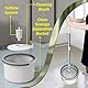 ARSUK Spin Mop Eimer und Bodenreinigungsset | Getrennte Mechanik für sauberes und schmutziges Wasser | 2L Kompaktdesign, 2 Mikrofasertücher, 118cm Edelstahl-Teleskopstiel | Ideal für den Haushalt