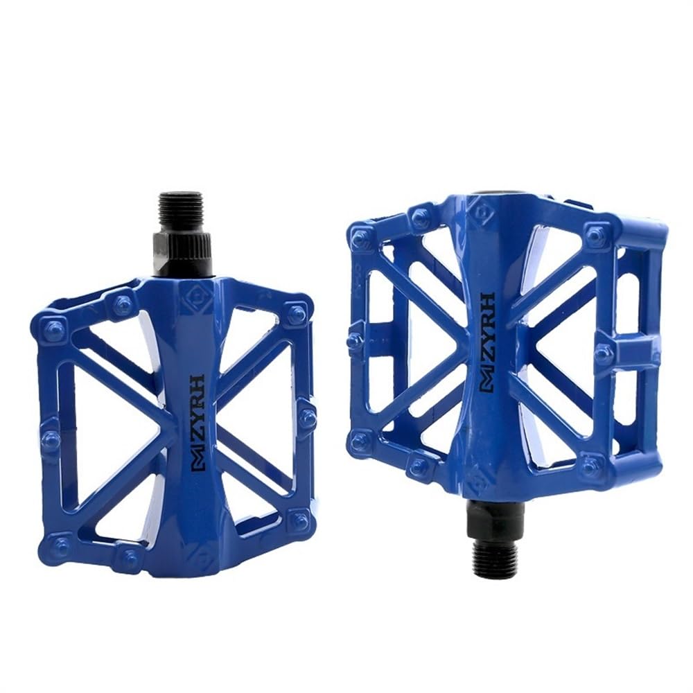 Pedali MTB Cuscinetti a Tenuta Ultraleggeri Bicycle Pedals Lega in Alluminio Road BMX MTB Piattaforma Piatta Piattaforma Accessori for Biciclette Piatta Pedali Flat MTB(Green)