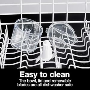 Proctor Silex Durable Electric Vegetable Chopper & Mini Food Processor for Chopping, Puree & Emulsify, 1.5 Cup, 1.5 cups, White Proctor Silex Durable Electric Vegetable Chopper Mini Food Processor for Chopping Puree Emulsify 15 Cup 15 cups White