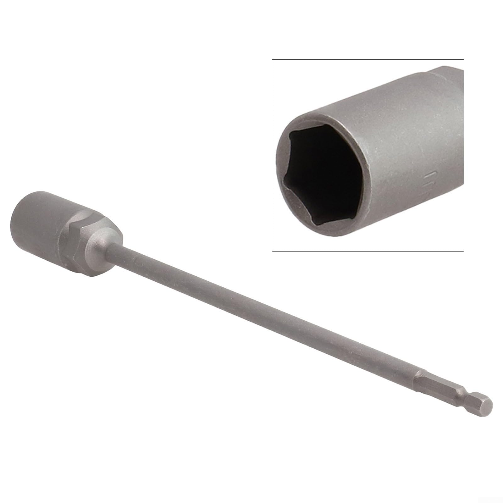 Manguito de extensión para Llave de Tubo, Adaptador de Broca para Destornillador Hexagonal de 250 mm, Acero al Cromo-vanadio para maquinaria y reparación de automóviles.