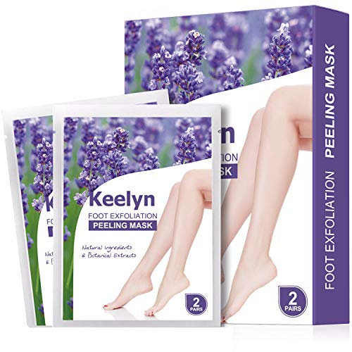 Keelyn Foot Peel Mask, Exfoliator Peel Off Calluses Dead Skin Callus Remove, Baby Soft Smooth Touch 2 Pack