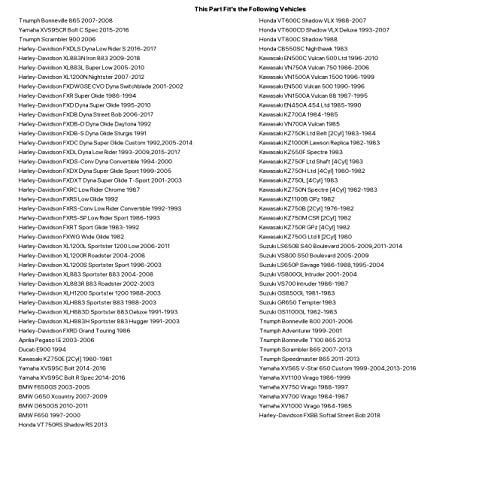 Shinko Motorcycle Tires 87-4587 Shinko 777 Front H.D. 100/90-19 (61H) Black Wall Motorcycle Tire thumb #1