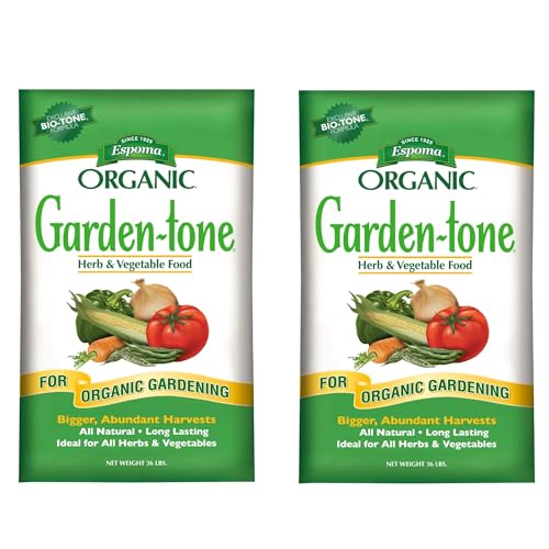 Espoma Organic Garden-Tone 3-4-4 Organic Plant Food for Cool & Warm Season Vegetables and Herbs, 18lb (Pack of 2)