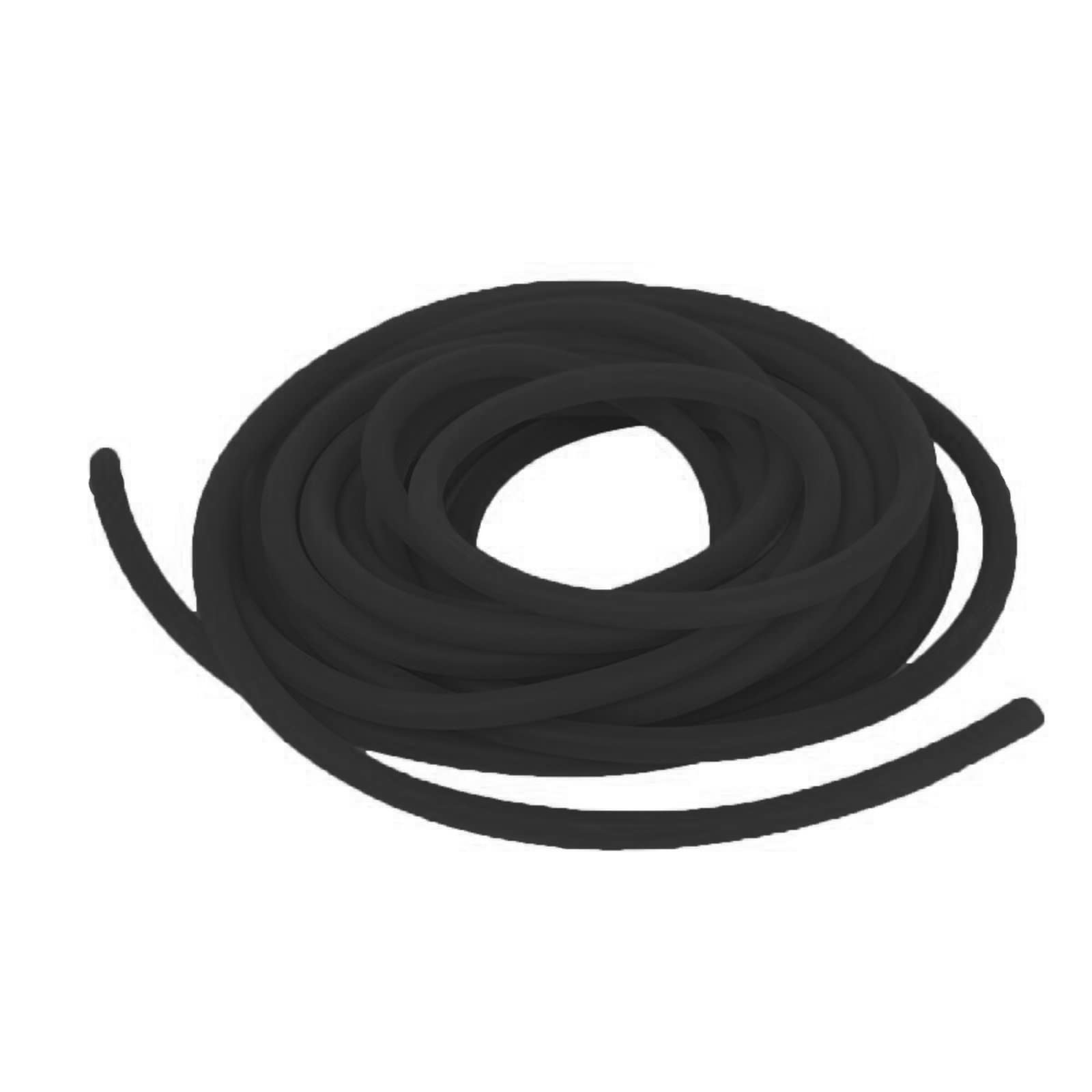 AUTOARK 10FT 0.16" (4mm) ID x 0.24" (6mm) OD Natural Latex Rubber Tubing Surgical Tube for Laboratory Hospital and Home,Black,AIS-AB02-3