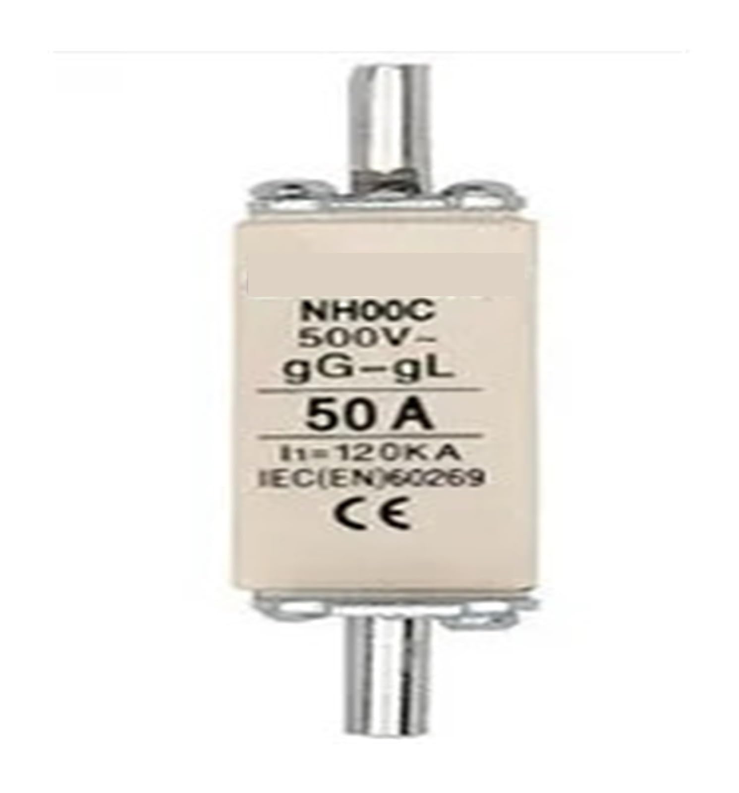 QRUYHBAJU Fuses NH00C NH000 50A 500V 120KA 7999.0507