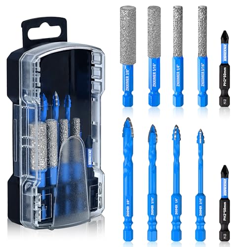 ZNXIMER Multi-Function Diamond Drill Bit Set