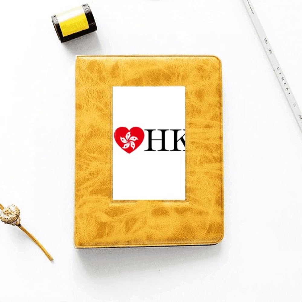 no/no Hong Kong Loves Heart Individual Country Photo Album Family Wedding Picture 4x6