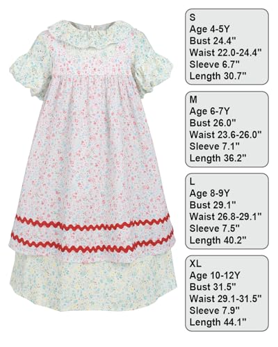 Disfraz Colonial Para Niñas CR ROLECOS Verde XL miniatura 7