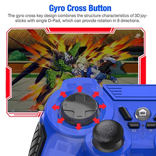 BEBONCOOL Switch Controller for Nintendo Switch, Wireless Switch Pro Controller, Switch Remote Game Gamepad Switch Joypad with Bluetooth - Thumbnail 6