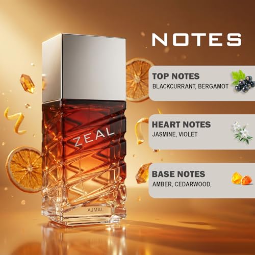 Image of Ajmal Zeal EDP Spicy Perfume for Men, 100 ml
