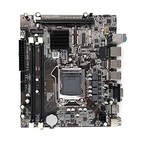 Guihydur H55 Moderkort för i3/i5 CPU med tillbehör och SATA-kabel
