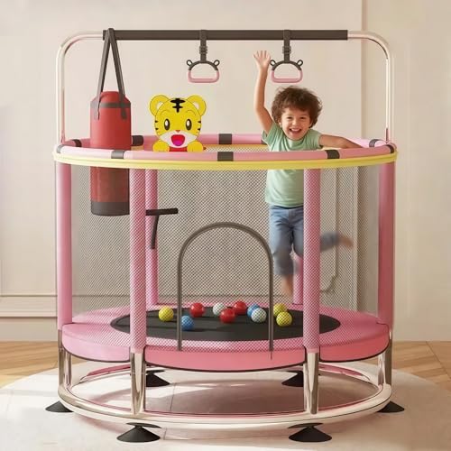 トランポリン 室内 子供大人兼用 静音設計 6点セット 安全ネット付き 全鋼構造 耐荷重250kg 鉄棒 ジャングルジム 屋外 高さ3段階調節 多機能 屋外遊具 とらんほりん 室内アスレチック 収納便利 組み立て簡単 ダイエット 誕生日 プレゼント お祝い