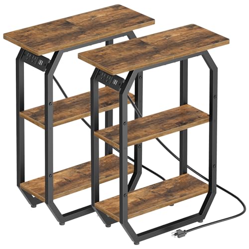 Small-Narrow-Side-Tables-with-Charging-Station-Set-of-2-Skinny-End-Table-for-Small-Spaces-Slim-Nightstand-with-USB-Ports-and-Outlet-Bedside-Table-with-Storage-Shelf-Rustic-Brown-ET11L2UBR