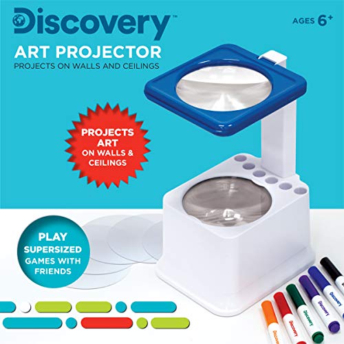 Discovery Kids 1012399 Art Projector With Six Dry Erase Markers And 10 Reusable Drawing Discs thumb #3