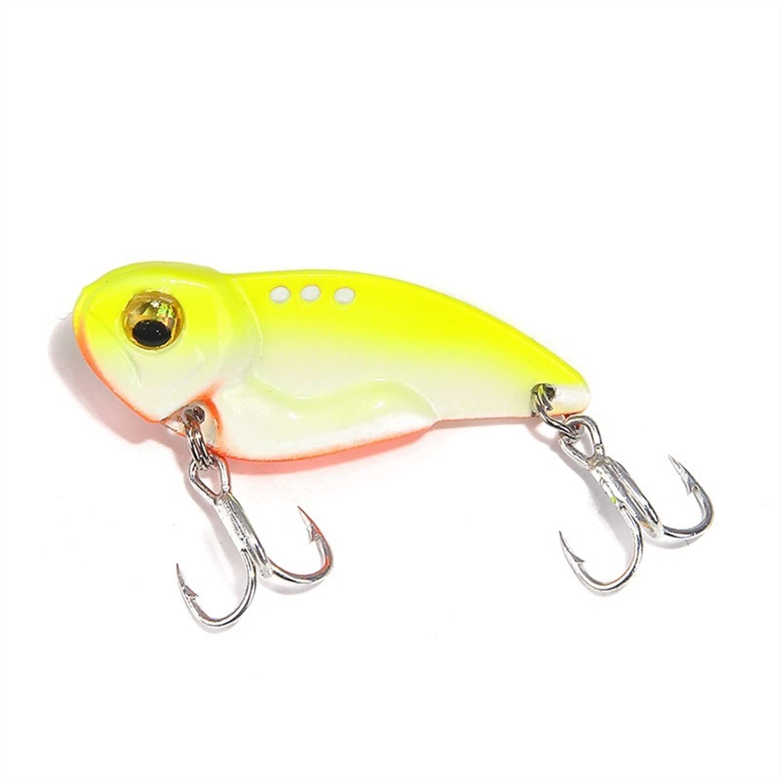 Señuelos de pesca, señuelos rígidos Señuelo hundimiento 10 piezas Ojos 3D Señuelos artificiales de metal Equipo de pesca para lubina, lucio, perca 8/15/20 g para lubina, trucha, lubina, salmón, simple
