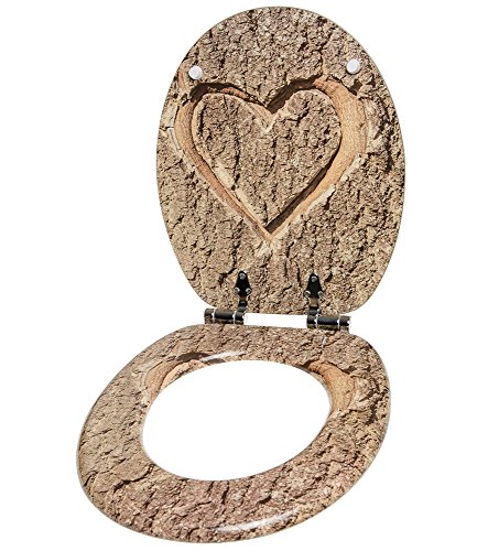 Sanilo Soft Close Toilet Seat, Wide Choice of New Toilet Seats, Stable Hinges, Easy to Mount (True Love) - Image 4