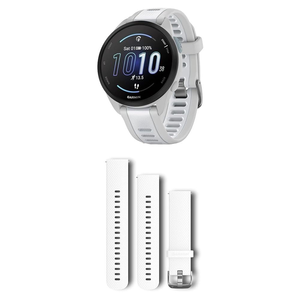 Garmin Forerunner 165, Easy to Use Lightweight GPS Running