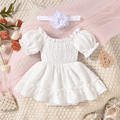 Infant Baby Girls Smocked Dress4