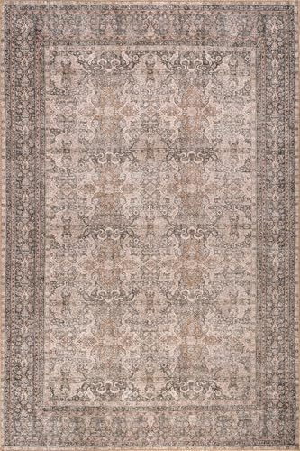 Tapete NuLOOM Hillstone Collection Beige 7'10" x 10' miniatura 3