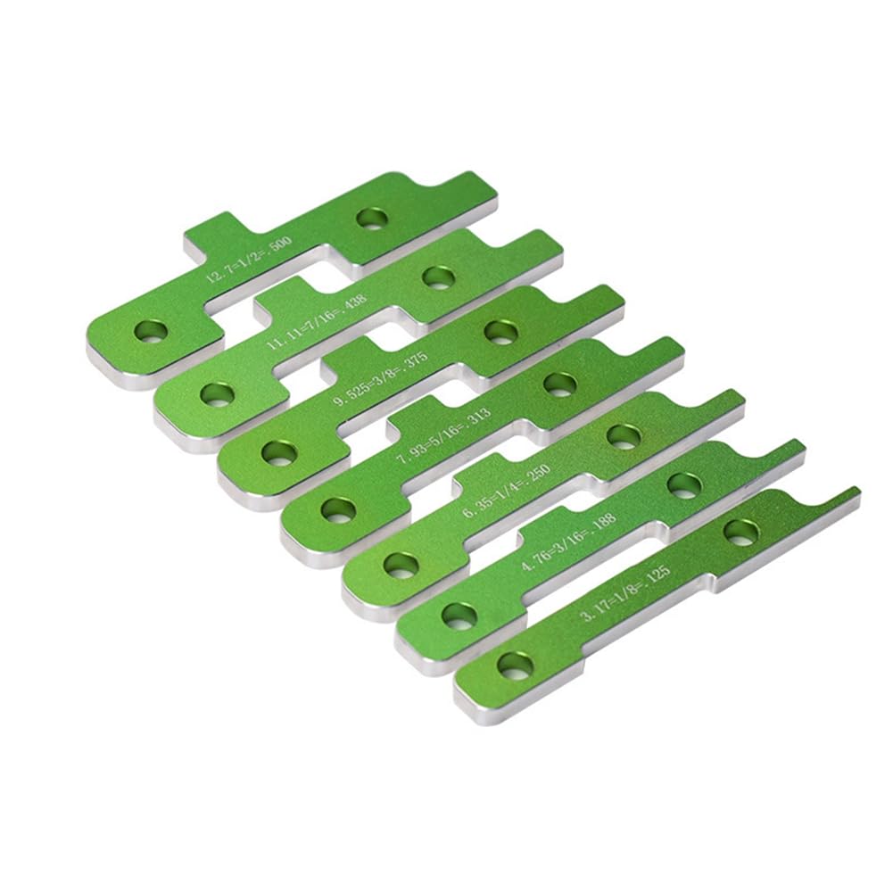 Blocs de configuration de la jauge pour éviter les erreurs de hauteur de scie