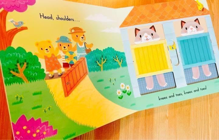 Amazon.co.jp: 英語絵本 Head,shoulders,knees and toes しかけ