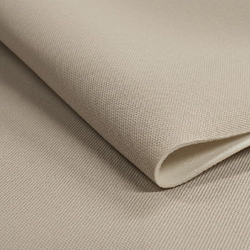 Automotive Headlining Fabric with Foam Backing, 150cm Width, 2mm Foam, Polyester, Available in Grey, Light Grey, Tan, Black, Cream, Chocolate, Ivory and Anthracite (Cream, Per Metre)