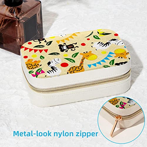 Boîte à bijoux portable avec compartiments bagues et colliers - 7